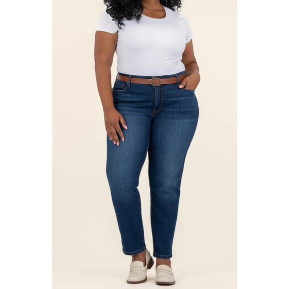 Kut From the Kloth Reese High Rise dark wash Ankle Jeans Size 12 - Picture 1 of 6